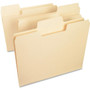 Smead SuperTab Top Tab File Folders, 1/3-Cut Tabs: Assorted, Letter Size, 0.75" Expansion, 14-pt Manila, 50/Box