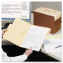 Smead SuperTab Top Tab File Folders, 1/3-Cut Tabs: Assorted, Letter Size, 0.75" Expansion, 14-pt Manila, 50/Box