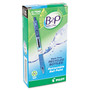 Pilot B2P Bottle-2-Pen Recycled Ballpoint Pen, Retractable, Medium 1 mm, Blue Ink, Translucent Blue Barrel, Dozen