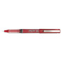 Pilot Precise V5 Rollerball Pen, Stick, Extra-Fine 0.5 mm, Red Ink, Red/Clear Barrel, Dozen