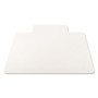 deflecto EconoMat All Day Use Chair Mat for Hard Floors, Flat Packed, 36 x 48, Lipped, Clear