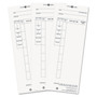 Pyramid Technologies Time Clock Cards for Pyramid Technologies 4000, One Side, 3.5 x 8.5, 100/Pack