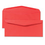 Quality Park Colored Envelope, #10, Commercial Flap, Gummed Closure, 4.13 x 9.5, Red, 25/Pack