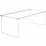 Business Source Premium File Folder Frames - Letter - Metal - Stainless Steel