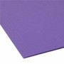 Smead Colored Hanging File Folders with 1/5 Cut Tabs, Letter Size, 1/5-Cut Tabs, Purple, 25/Box