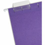 Smead Colored Hanging File Folders with 1/5 Cut Tabs, Letter Size, 1/5-Cut Tabs, Purple, 25/Box