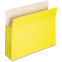 Smead Colored File Pockets, 3.5" Expansion, Letter Size, Yellow