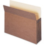 Smead Redrope Drop Front File Pockets, 3.5" Expansion, Letter Size, Redrope, 25/Box