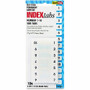 Redi-Tag Permanent Numbered Tab Indexes - 104 Printed Tab(s) - Digit - 1-10 - 1" Tab Height x 0.43" Tab Width - Self-adhesive, Permanent