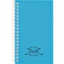 National Paper Blanc Xtreme White Wirebound Memo Books, Narrow Rule, Randomly Assorted Cover Color, (60) 5 x 3 Sheets