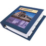 Avery Framed View Heavy-Duty Binders, 3 Rings, 1.5" Capacity, 11 x 8.5, Navy Blue