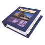 Avery Framed View Heavy-Duty Binders, 3 Rings, 1.5" Capacity, 11 x 8.5, Navy Blue