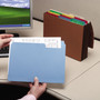Smead SuperTab Colored File Folders, 1/3-Cut Tabs: Assorted, Legal Size, 0.75" Expansion, 14-pt Stock, Assorted Colors, 50/Box
