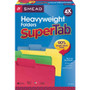 Smead SuperTab Colored File Folders, 1/3-Cut Tabs: Assorted, Legal Size, 0.75" Expansion, 14-pt Stock, Assorted Colors, 50/Box