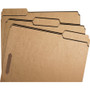 Smead Top Tab Fastener Folders, 1/3-Cut Tabs: Assorted, 0.75" Expansion, 2 Fasteners, Letter Size, Kraft Exterior, 50/Box