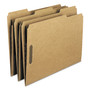 Smead Top Tab Fastener Folders, 1/3-Cut Tabs: Assorted, 0.75" Expansion, 2 Fasteners, Letter Size, Kraft Exterior, 50/Box