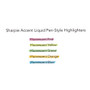 Sharpie Liquid Pen Style Highlighters, Fluorescent Green Ink, Chisel Tip, Green/Black/Clear Barrel, Dozen