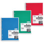 Mead 3-Subject Wire-bound Notebook - Letter-size - 120 Sheets - Spiral - College Ruled Front Ruling - Letter