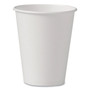 SOLO Uncoated Paper Cups, Hot Drink, 8 oz, White, 1,000/Carton