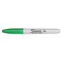 Sharpie Fine Bullet Tip Permanent Marker, Green, Dozen (SAN30004) View Product Image