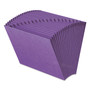 Smead Heavy-Duty Indexed Expanding Open Top Color Files, 21 Sections, 1/21-Cut Tabs, Letter Size, Purple