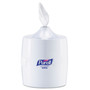 PURELL Sanitizing Wipes Wall Mount Dispenser - 1200 x Wipe - Plastic - White - Durable