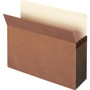 Smead Redrope Drop Front File Pockets, 5.25" Expansion, Letter Size, Redrope, 10/Box