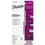 Sharpie Metallic Fine Point Permanent Markers, Fine Bullet Tip, Metallic Silver, 4/Pack