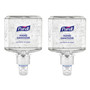 PURELL Advanced Hand Sanitizer Gel Refill, 1,200 mL, Clean Scent, For ES6 Dispensers, 2/Carton