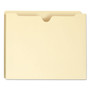 Smead 100% Recycled Top Tab File Jackets, Straight Tab, Letter Size, Manila, 50/Box
