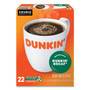 Dunkin' K-Cup Pods, Dunkin' Decaf, 22/Box