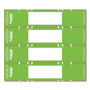 Tabbies File Pocket Handles, 9.63 x 2, Green/White,  4/Sheet, 12 Sheets/Pack (TAB68809) View Product Image