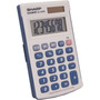 Sharp EL-243SB Solar Pocket Calculator, 8-Digit LCD (SHREL243SB) View Product Image