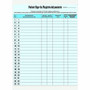 Tabbies Patient Sign-in Label Forms - Letter - 8.50" x 11" Sheet Size - Blue Sheet(s)