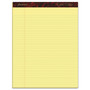 Ampad Gold Fibre Narrow Rule Writing Pads - 50 Sheets - Watermark - Stapled/Glued - 0.25" Ruled - 16 lb Basis Weight