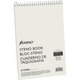 Ampad Steno Pads, Gregg Rule, Tan Cover, 80 Green-Tint 6 x 9 Sheets (TOP25274) View Product Image