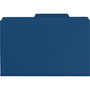 Smead Six-Section Pressboard Top Tab Classification Folders, Six SafeSHIELD Fasteners, 2 Dividers, Legal Size, Dark Blue, 10/Box