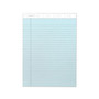 TOPS Prism Plus Colored Paper Pads - 50 Sheets - 0.34" Ruled - 16 lb Basis Weight - 8 1/2" x 11 3/4" Sheet Size - Blue Paper
