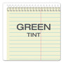 TOPS Steno Pad, Gregg Rule, Assorted Cover Colors, 80 Green-Tint 6 x 9 Sheets, 4/Pack (TOP80221) View Product Image