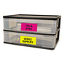 Avery High-Vis Removable Laser/Inkjet ID Labels, 2 x 4, Asst. Neon, 120/Pack