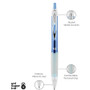 uniball Signo 207 Gel Pen, Retractable, Medium 0.7 mm, Assorted Ink and Barrel Colors, 8/Pack UBC1739929