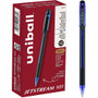 uniball™ Jetstream 101 Ballpoint Pen - 1 mm Medium Pen Point - Blue Ink - Gel-based - Black, Blue Barrel