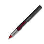 TRU RED Rollerball Pen, Stick, Fine 0.5 mm, Red Ink, Black/Red/Clear Barrel, Dozen