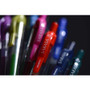 Zebra Sarasa Dry Gel X20 Gel Pen, Retractable, Fine 0.5 mm, Red Ink, Clear/Red Barrel, 12/Pack