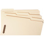 Smead Top Tab Fastener Folders, 1/3-Cut Tabs: Assorted, 0.75" Expansion, 2 Fasteners, Legal Size, Manila Exterior, 50/Box (SMD19537)