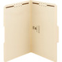 Smead Top Tab Fastener Folders, 1/3-Cut Tabs: Assorted, 0.75" Expansion, 2 Fasteners, Legal Size, Manila Exterior, 50/Box (SMD19537)