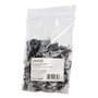 Universal Binder Clip Zip-Seal Bag Value Pack, Mini, Black/Silver, 144/Pack