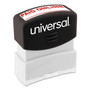 Universal Message Stamp, PAID ONLINE, Pre-Inked One-Color, Red (UNV10156) View Product Image