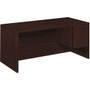 HON 10500 H10583R Pedestal Desk - 29.5" Height x 66" Width x 30" Depth - 2 x Box, File Drawer(s)Right Side - Flat Edge