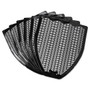 Impact Disposable Urinal Floor Mat, Nonslip, Fresh Blast Scent, 17.5 x 20.38, Black, 6/Carton